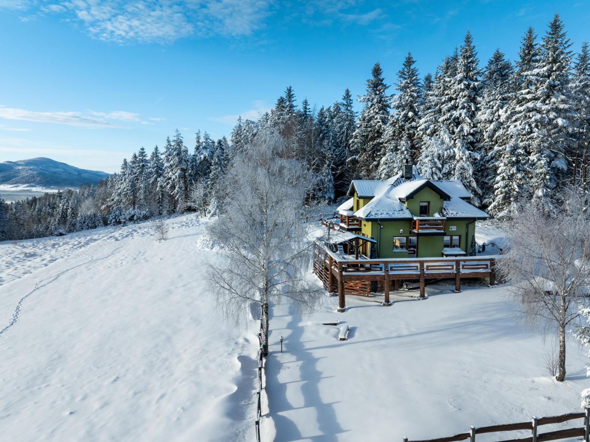 Vila Przystanek Madejowa Jeleśnia Exteriér fotografie