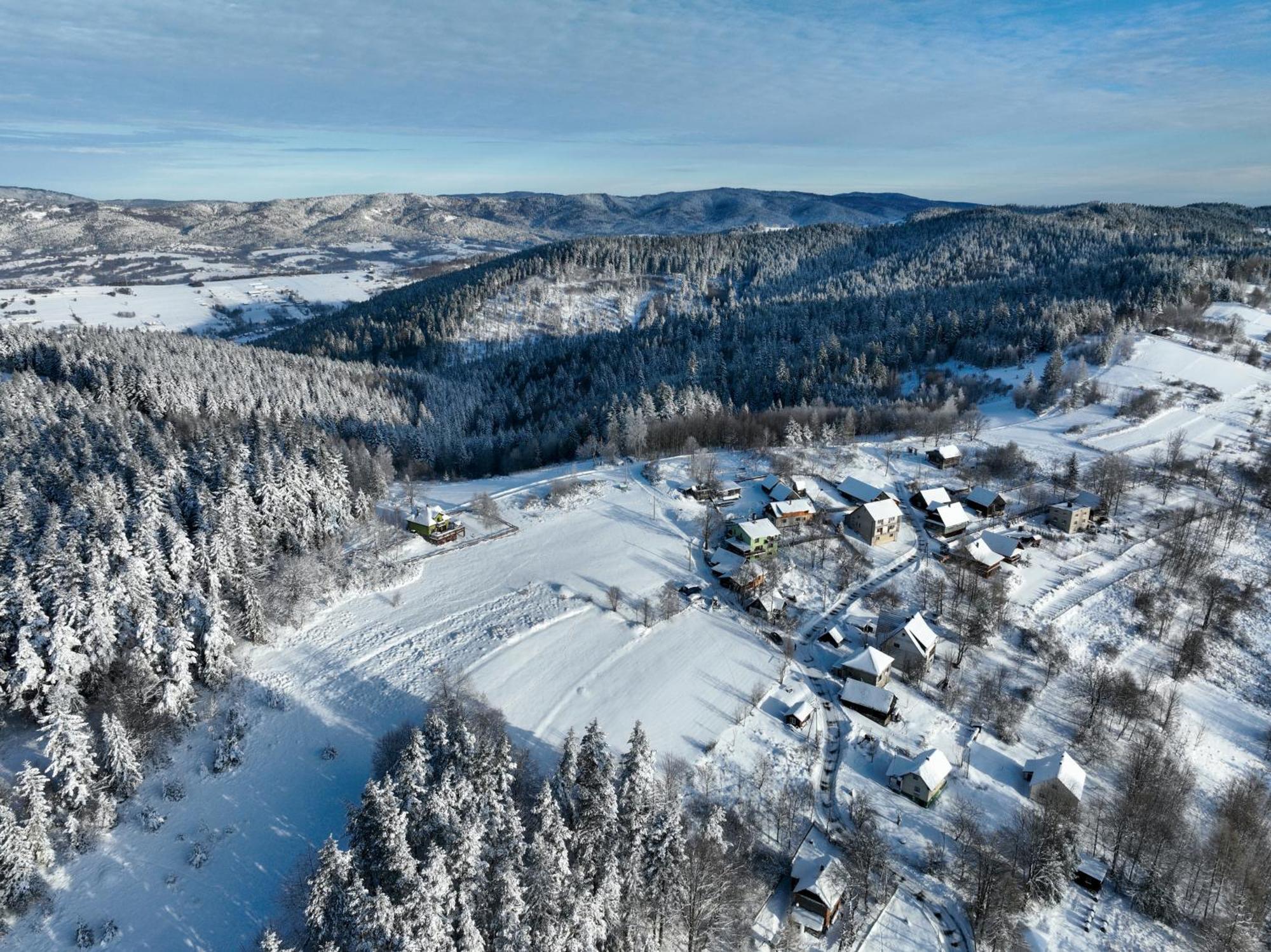 Vila Przystanek Madejowa Jeleśnia Exteriér fotografie