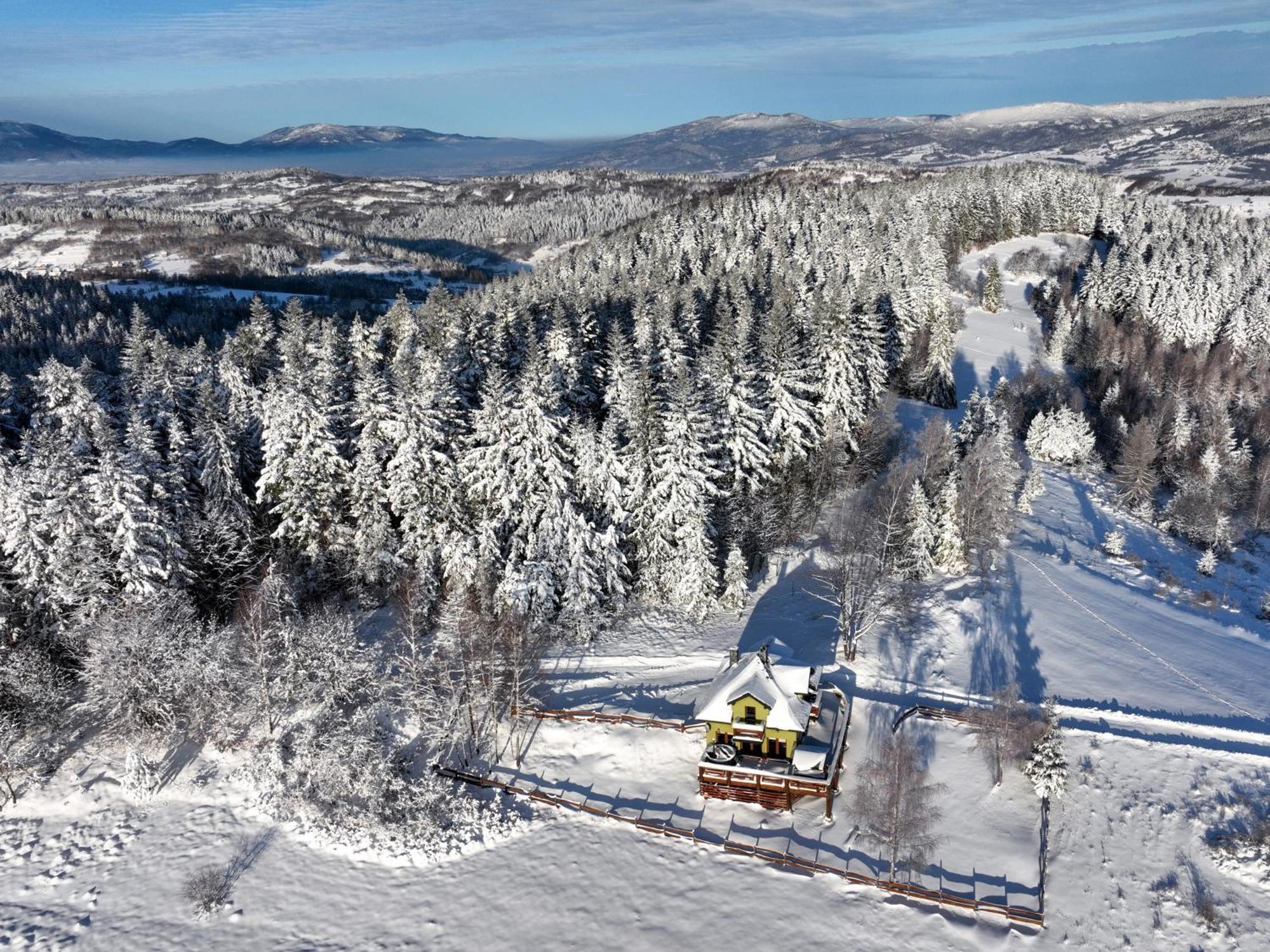 Vila Przystanek Madejowa Jeleśnia Exteriér fotografie